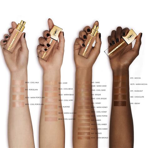 ysl beauty touche éclat le teint foundation|YSL touche eclat cushion shades.